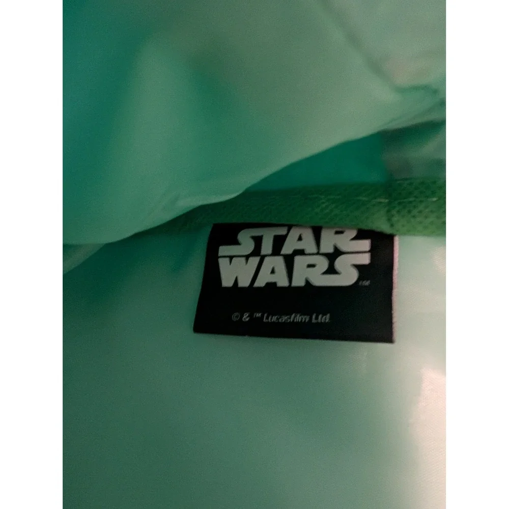 Star Wars Grogu Baby Yoda Mini Backpack Sequin Glitter Aqua Mandalorian Kids Bag